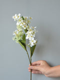 Cream Ivory Seeded Hydrangeas, Champagne Vintage Artificial Wildflowers, Silk Hydrangeas, Unique Table Centerpieces silk flower