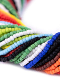 Maasai Seed Beads - African Trade Beads - 21 Strands (MAS-SED-MIX-114) seeds bulk