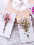 Handmade Dried Flower Greeting Card | Botanical Keepsake ANNIVERSARY