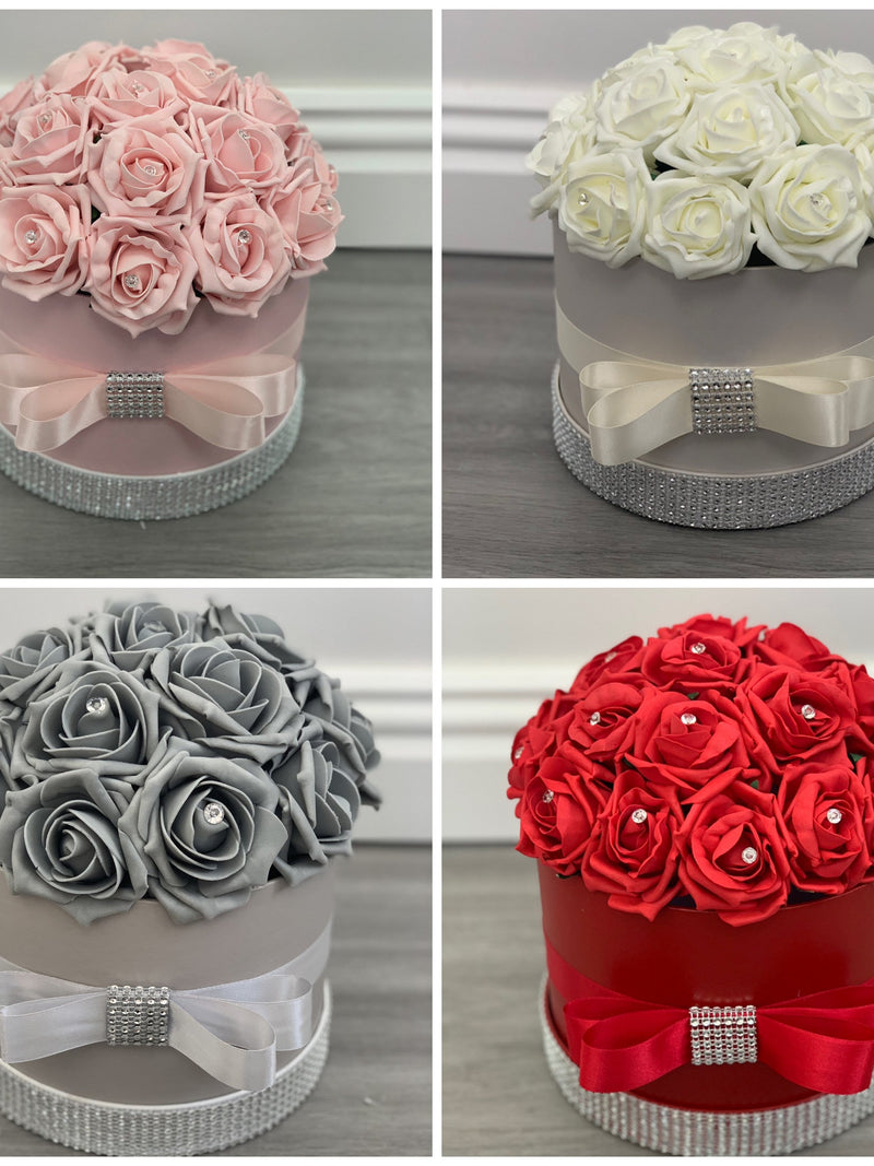 Artificial Flowers hat Boxes Personalised Gifts Thank You Gifts Mothers day FLOWER DELIVERY