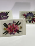 Real Flower Enclosure Cards - Set of 12 sympathy flower