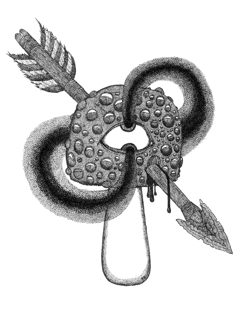 Psilocybin 5: Arrow & Spore flower spore