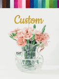 Custom Centerpiece Topper, Personalized Bouquet Topper, Valentine's Day Flower Sign, Graduation Bouquet Sign, Mothers Day Flowers, Name Sign FLOWER DELIVERY