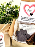 Personalized Pet Loss Gift Box Ð Plantable Seed Paw Keepsake Pet Sympathy Card sympathy flower