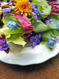 50 seeds organic edible flower and Herbs mix pansies, cornflowers, nasturtiums, marigolds, starflowers (Borago).... flower spore