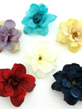Six Apple Blossom Silk Flower Hair Clip Multi Color Lot silk flower