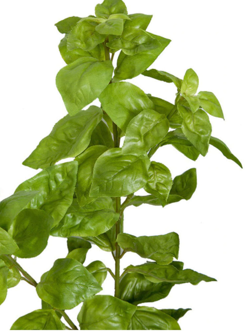 Faux Basil Plant, Artificial Herbs, Kitchen Decor faux plants