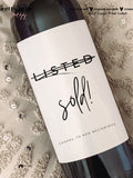 Housewarming Gift, New Place, Housewarming Wine Label, New Home Gift Box, Gift for Her, Him, New Home Owner Gift, Realtor Gift to Clients house warming flower