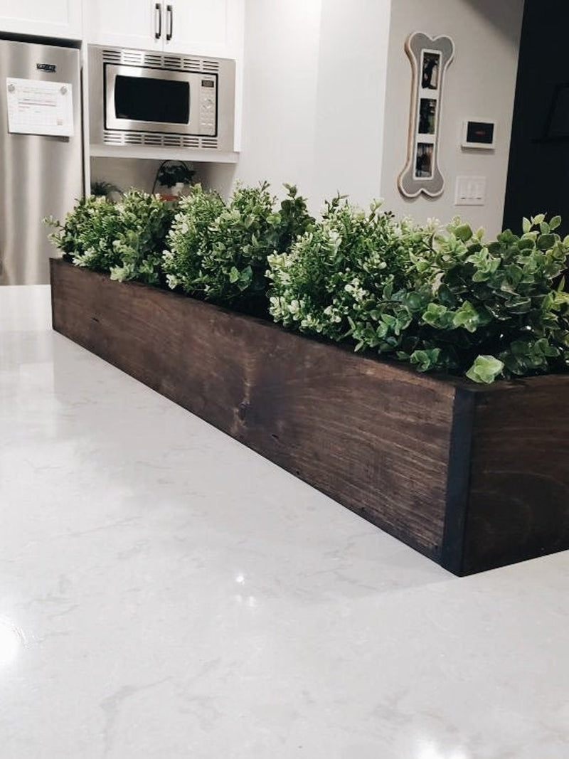Large Wooden Centrepiece Box | Rustic Wooden Centrepiece Box | Long Wooden Crate Box | Wooden Crate | Rustic Wooden Crate | Planter, Storage FLOWER DELIVERY