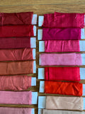 Pack of 10 Vietnam Natural Habotai Silk Ribbons 5x33"/12x85 cm, 10x33"/25x85 cm, Custom Size Habotai Silk Scraps with Hand-Torn Raw Edges silk flower