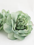 ONE 4" Green Peony | Artificial Peony | Wedding Flower Crown | Millinery Flowers | Silk Peony Flower | Craft Peony | The Blue Hutch PY66 silk flower