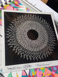 Moonflower, Small Edition, signed print flower spore