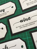House Warming Gift Tags house warming flower