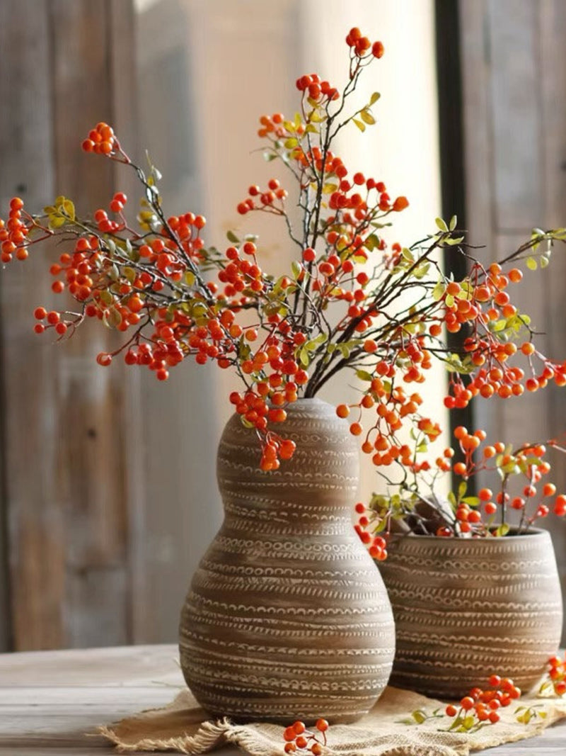 27.6"  Berry Branch  Artificial Faux Plants Home Decor Plant in 5 Colors For Bouquet faux plants