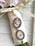Charms for Bouquets, Photo Bouquet charm, Personalized Bouquet Charm, Wedding Memory Charm, Gift for Best Friend, Flower Bouquet Charm wedding flower