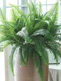 Artificial Fern Greenery, Tropical Bracken Plant, Quality Large Leafy Branch, Home Rich Foliage Decoration, Wedding Party Floral Arrangement faux plants