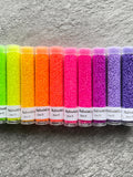 Luminous Matte Neon, Size 11/0 Seed Beads, 3Ó Tubes X  15 gram X 10 Colors seeds bulk