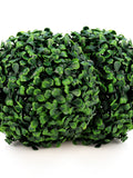 Topiary Balls, Set of 2 7 inch Artificial Boxwood Outdoor Plants, Faux Outdoor Plastic Greenery Plant DŽcor, Indoor Urn Filler, Front Door faux plants