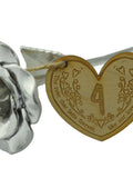 4th Anniversary Forever Rose with Wooden Token ANNIVERSARY