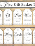 New Home Tags and Card, New Home Gift Basket Tags, Housewarming Gift Tags,  Housewarming Gift Basket, Welcome Home Gift, Gifts for New House house warming flower