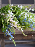 31.5" Small Spring Wildflowers, Blue/Pink/White Plant, Artificial Flower, DIY Floral, Wedding/Home/Holiday Decorations | Mom Gifts for Her silk flower