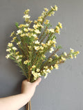 Yellow Artificial Plum Blossom, Yellow Wildflowers, Faux Flowers, Silk Flowers, Home Decoration, Flower arrangement silk flower