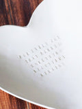 Sympathy Gift - Large Heart Bowl - For Every Joy That Passes Something Beautiful Remains - READY TO SHIP sympathy flower