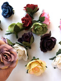 24pcs mini roses  , pink Silk Flowers,Millinery, Flower Crown, Hair Accessories, Corsage,DIY Wedding Bridal,white rose ,cream rose lf009 silk flower