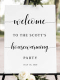 Housewarming Party Welcome Sign (Printed) house warming flower