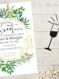 Editable, house warming, home sweet home, invite, invitation, sophisticated, new house, customizable, digital, housewarming gift, decor house warming flower
