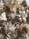 Wood flowers - Sola Wood Roses- artificial flower forms 10ct -P FLOWER DELIVERY