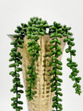 Artificial String of Pearls ¥ 16.5" Fake Hanging Succulent for Pots and Hanging Planters faux plants