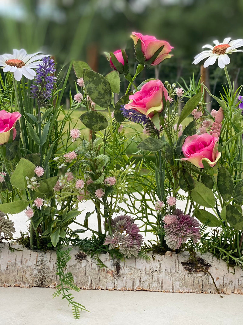 Floral arrangement ÒMeadow of FlowersÓ Table decoration Silk flowers FLOWER DELIVERY