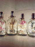 CUSTOM TEXT|Mother's Day Gift||Wedding Gift|Lucky Light|Dried Flowers in a Glass|Birthday Gift|Flower Bottle|Best Friends ANNIVERSARY