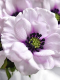 Real Touch Violet Purple Anemone, Silk Flower Arrangement, 9 Stems silk flower
