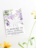 growNOTESª Butterfly Memorial Cards Plantable Seed Paper For Funeral Custom In Memory Cards Sympathy Gift Grief Cards Celebration of Life sympathy flower