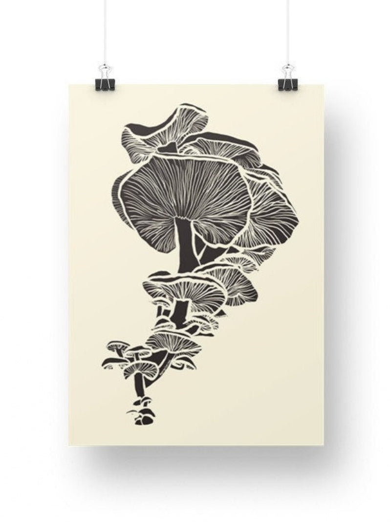 Mushroom GiclŽe Print, Mushroom Print, High Quality Mushroom Wall Art Poster, Multiple Size Variations flower spore