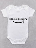 Special Delivery Onesie - Cute Fun Shopping Outfit - Order Package - Labor & Delivery - Baby Shower Gift - UPS USPS FedEx Amazon Shipping FLOWER DELIVERY