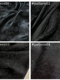 Black silk with floral pattern - PURE MULBERRY SILK fabric by the yard - Handmade silk - Natural fiber - Dress making - Gift for her silk flower