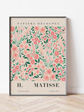 Flower Market  Art Print | Matisse | Modern Abstract Art| Museum Exhibition | pink Wall Print | Home living room decor | High Quality prints house warming flower