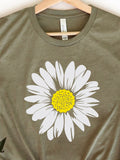 Daisy Shirt, Wildflower Shirt, Floral Tshirt Gift, Birth Month Flower, Best Friend Gift, Flower ShirtBoho Tee, Summer Tees, Graphic Tee FLOWER DELIVERY