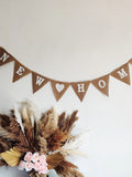New Home Bunting New Home Banner New Home Gift house warming flower