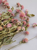 Natural pink dried flowers, home decor flower arrangement decoration, dried flower bouquet FLOWER DELIVERY