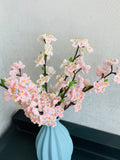 Crochet cherry blossoms flower ornaments, Handmade knitted Flower Bouquet A bunch of flower Anniversary Home Decor Valentine's Gift for her house warming flower