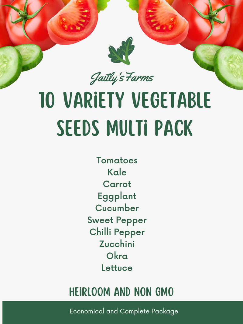 Heirloom Vegetable Seeds Ð 10 Variety Pack, Non GMO seeds bulk