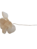 M&S Schmalberg 2" Tiny Silk Flower Petal Ties on wire.  Great for mixing.  Silk Champagne silk flower