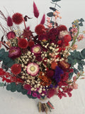 BLOOM Flower Bunch  Dark Burgundy RED flowers,wildflower The bride's bouquet. Bouquet Bouquet