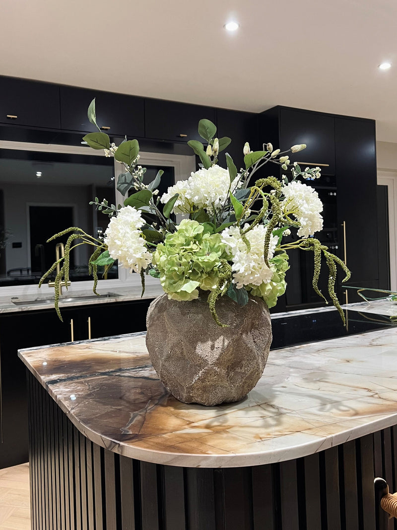 Custom Faux Flowers, Bespoke Flower Arrangements, Flowers and Vase, Salon Flowers, Cafe Flowers, Faux Florals, PLEASE READ DESCRIPTION FLOWER DELIVERY