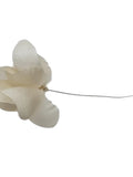 M&S Schmalberg 2" Tiny Silk Flower Petal Ties on wire.  Great for mixing.  Silk Cream Blush silk flower