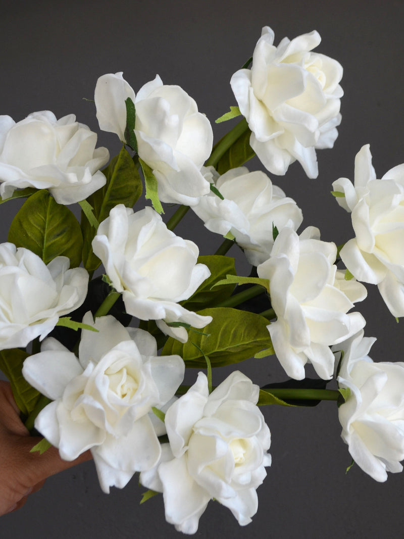 Gardenia, Artificial Gardenia, Real Touch Gardenia, Silk Gardenia, White Gardenia, Real touch flowers, Gardenia Flowers, White silk flowers silk flower